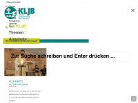 kljb-regensburg.de Webseite Vorschau