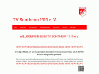 tv-sontheim.de Webseite Vorschau