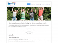 kneipp-lv-bayern.de Webseite Vorschau