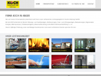 koch-anger.de Webseite Vorschau