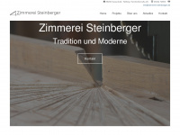 zimmerei-steinberger.de Webseite Vorschau