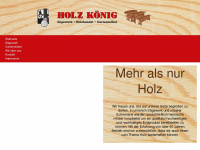 koenig-holz.de Webseite Vorschau