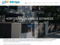 koertge-metallbau.de Webseite Vorschau