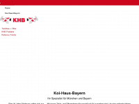 koi-haus-bayern.de Webseite Vorschau