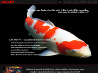 sakanaya.de Webseite Vorschau