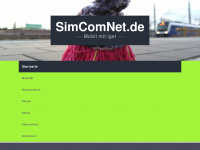 simcomnet.de Webseite Vorschau