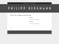 philipp-bergmann.de Webseite Vorschau