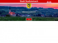 stadtsteinach.de Webseite Vorschau