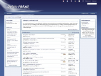 delphipraxis.net Webseite Vorschau