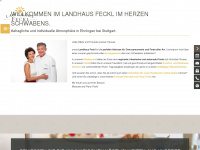 landhausfeckl.de Webseite Vorschau