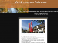 park-appartements.de Webseite Vorschau