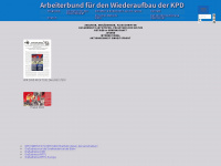 arbeiterbund-fuer-den-wiederaufbau-der-kpd.de Webseite Vorschau