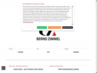 zimmel.eu Webseite Vorschau