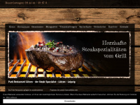parkrestaurant-luetzen.de Webseite Vorschau