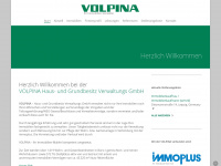 volpina-hausverwaltung.de Webseite Vorschau