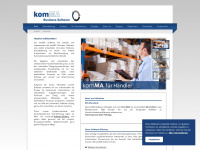 komma-software.com Webseite Vorschau