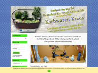korbwaren-kraus.de Webseite Vorschau