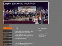 original-böhmische-musikanten.de Webseite Vorschau