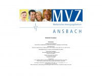praxisklinik-ansbach.de Webseite Vorschau