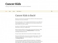 cancerkids.org Webseite Vorschau