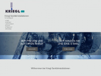 kriegl-sanitaer.de Webseite Vorschau