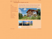weber-ferienhaus.de Webseite Vorschau