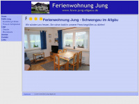 fewo-jung-allgaeu.de Webseite Vorschau