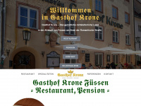 krone-fuessen.de Webseite Vorschau