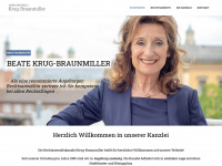 krug-braunmiller.de Webseite Vorschau