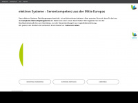 elektron-systeme.de Webseite Vorschau