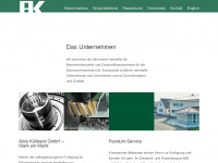 kuehbeck.de Webseite Vorschau