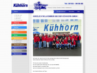 kuehhorn.de Webseite Vorschau