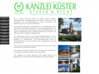 kuester-stb-ra.de Webseite Vorschau