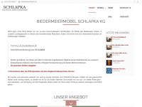 schlapka.de Webseite Vorschau