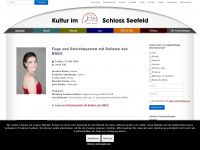 kultur-schloss-seefeld.de Webseite Vorschau