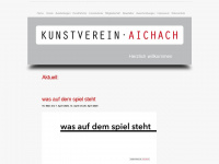 kunstverein-aichach.de Webseite Vorschau