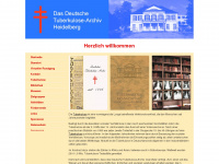 deutsches-tuberkulose-archiv.de Webseite Vorschau