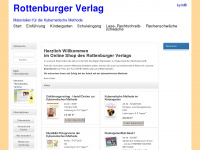 rottenburger-verlag.de Webseite Vorschau