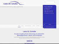 labor-dr-scheller.de Webseite Vorschau