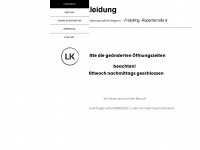 lahner-kleidung.de Webseite Vorschau