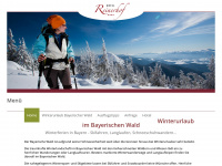 winterurlaub-bayerischerwald.de Webseite Vorschau