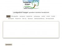 landgasthof-haagen.de Webseite Vorschau