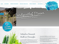 landgasthof-moser.de Webseite Vorschau