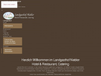 landgasthof-niebler.de Webseite Vorschau