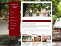 landgasthof-schuh.de Webseite Vorschau