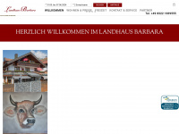 landhaus-barbara.de Webseite Vorschau