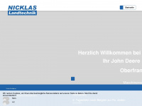 nicklas-landtechnik.de Webseite Vorschau