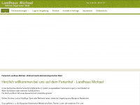 landhaus-michael.de Webseite Vorschau