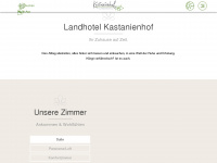 landhotel-kastanienhof.de Webseite Vorschau