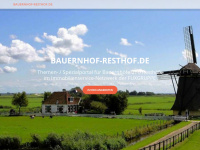 bauernhof-resthof.de Webseite Vorschau